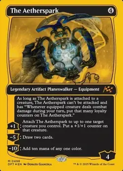 The Aetherspark (First-Place Foil) 496 NM Foil Aetherdrift MTG EN - Image 1