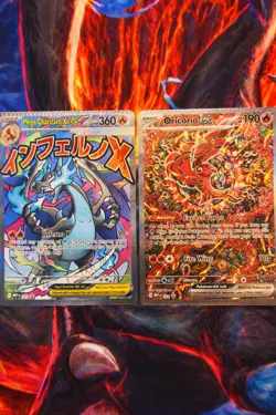 Pokemon Mega Charizard X EX + Oricorio IR UPC PROMO ENG 023 *CRIMPED ERROR* TCG - Image 1