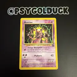 Pokemon TCG Mewtwo 14 Black Star Promo Non Holo - Image 1
