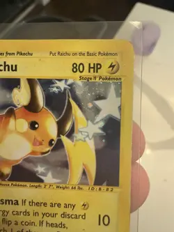 Raichu 25/165 Holo Rare 2002 Pokemon Expedition NM - Image 3