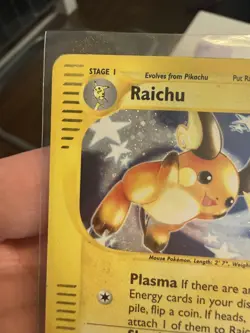 Raichu 25/165 Holo Rare 2002 Pokemon Expedition NM - Image 4