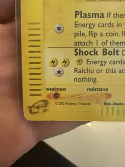 Raichu 25/165 Holo Rare 2002 Pokemon Expedition NM - Image 5