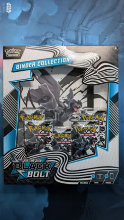 Pokemon TCG Black Bolt Binder Collection Brand New Sealed Scarlet and Violet - Image 1