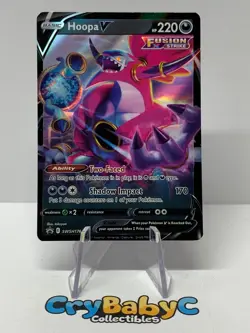 Pokemon Hoopa V SWSH176 Sword & Shield BLACK STAR PROMO - Image 1