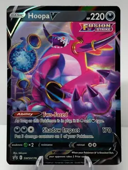 Pokemon Hoopa V SWSH176 Sword & Shield BLACK STAR PROMO - Image 2