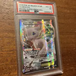2016 POKEMON XY PROMO SUPER-PREMIUM COLLECTION #XY126 FULL ART/MEW EX PSA 7 - Image 2