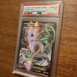 2016 POKEMON XY PROMO SUPER-PREMIUM COLLECTION #XY126 FULL ART/MEW EX PSA 7 - Image 3