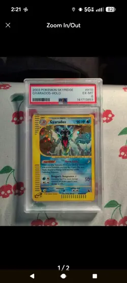 RARE 2003 Pokemon TCG PSA 6 GRADES GYARADOS HOLO- E READER - Image 1