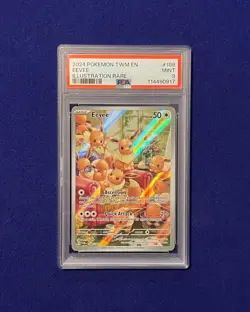 PSA 9 Eevee #188 Twilight Masquerade 2024 Pokemon MINT - Image 1