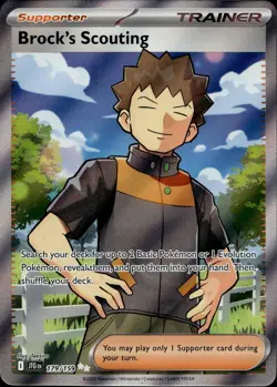 Brock's Scouting 179/159 Ultra Rare Journey Together Multi Item Discount NM - Image 1