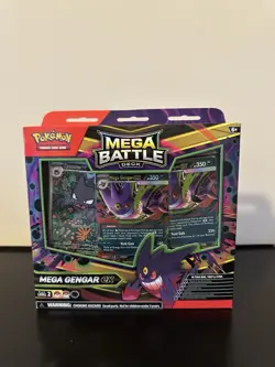Pokemon TCG Mega Battle Deck Mega Gengar Ex Factory Sealed Brand New Sealed - Image 1