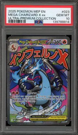 Pokemon Mega Charizard X ex Ultra-Premium Coll. Promo #023 PSA 10 Gem Mint - Image 1