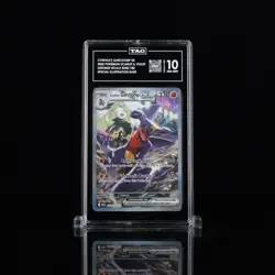 2025 Pokemon Destined Rivals Cynthia's Garchomp EX SIR 232 TAG 10 - Image 1
