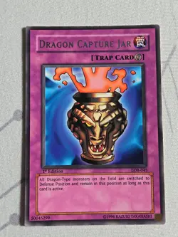 Dragon Capture Jar LOB-045 The Legend of Blue Eyes White Dragon 1st Edition - Image 1