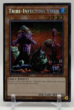 Yugioh Tribe-Infecting Virus SBC2-ENI22 Prismatic Secret Rare 1st Edition - Image 1