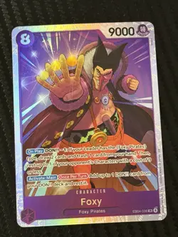 Foxy EB04-036 SR - The Azure Sea’s Seven (OP14) - One Piece TCG - English - NM - Image 1