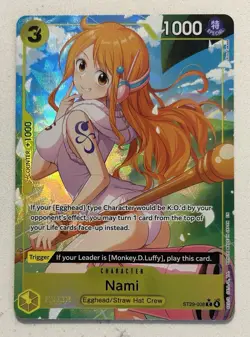 One Piece TCG Starter Deck 29: Egghead Nami ST29-008 Alt Art Foil English - Image 1
