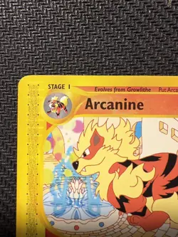 Pokemon TCG Arcanine Aquapolis 2/147 Rare Card E-Reader Series Vintage WOTC - Image 2