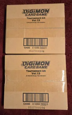 Bandai Digimon Card Game Tournament Kit Vol. 13 x2 Sealed - Image 1