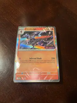 Phantasmal Flames Ceruledge BUILD & BATTLE STAMPED PROMO CARD #014 - Image 1