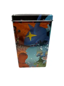 Pokemon 2004 Rare Vintage Sharpedo EX Era Metal Tin Empty No Cards - Image 1