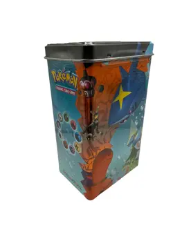 Pokemon 2004 Rare Vintage Sharpedo EX Era Metal Tin Empty No Cards - Image 2
