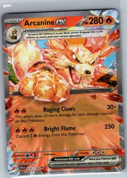 Arcanine ex 032/198 SV01: Scarlet & Violet Base Set - Pokemon Card - NM - Image 1
