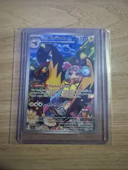 Pokemon TCG Iono's Kilowattrel Card Journey Together IR 163/159 - Image 1