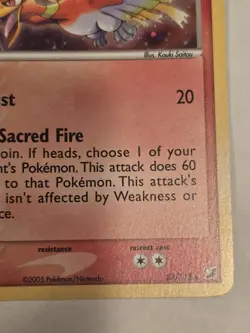 Ho-Oh 27/115 Holo Rare Pokemon Card LP - Image 4