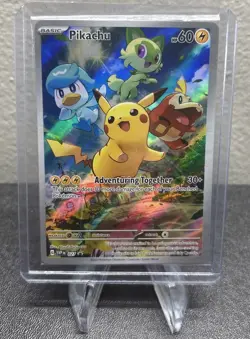 Pikachu 027 Sv: Scarlet & Violet Promo Cards Holo Sealed - Image 1