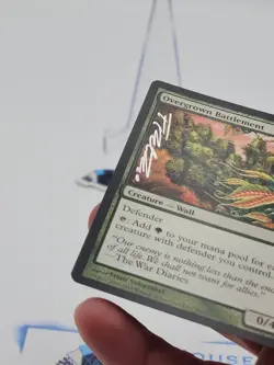 Overgrown Battlement SIGNED FRANZ VOHWINKEL SILVER MTG #C *CCGHouse* - Image 5