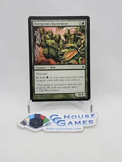 MTG Signed Overgrown Battlement Franz Vohwinkel Rise Of Eldrazi #D *CCGHouse* - Image 1
