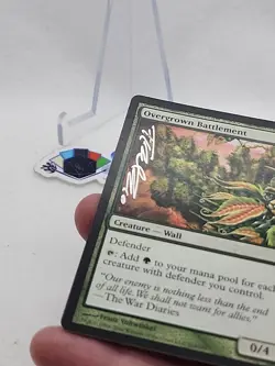 MTG Signed Overgrown Battlement Franz Vohwinkel Rise Of Eldrazi #D *CCGHouse* - Image 3