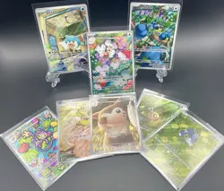 Pokemon TCG Illustration Rare 8 Card Lot Quaxly, Furret, Ambipom, Rookidee - Image 1