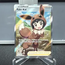 Poke Kid 070/072 Pokemon TCG 2021 Ultra Rare Full Art Holo Shining Fates NM - Image 1