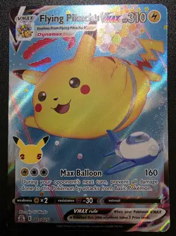 Flying Pikachu VMAX 007/025 Celebrations Pokemon 2021 d - Image 1