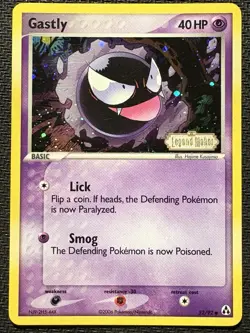 Pokemon TCG Gastly Reverse Holo Legend Maker 52/92 2006 Card Vintage - Image 1