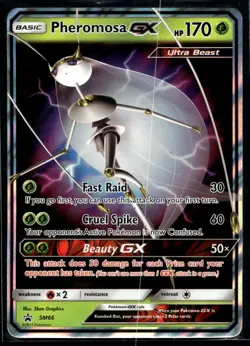 2017 Pokemon SM BSP SM66 Pherosmasa GX NM - Image 1