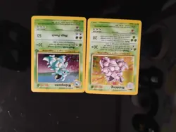 Nidoking #11 and Nidoqueen #7 Holo Base Set 1999 Pokemon Card - Image 2