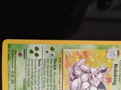 Nidoking #11 and Nidoqueen #7 Holo Base Set 1999 Pokemon Card - Image 3