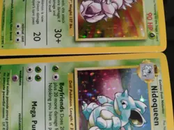 Nidoking #11 and Nidoqueen #7 Holo Base Set 1999 Pokemon Card - Image 4