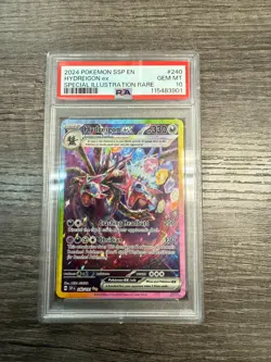 2024 POKEMON SSP EN-SURGING SPARKS SPECIAL ILLUSTRATION RARE HYDREIGON EX PSA 10 - Image 1