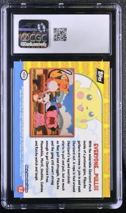 CGC 8.5 Topps Everyone. Pull! #52 Pokemon The First Movie RAINBOW FOIL POP 1 - Image 2