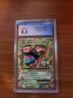 CGC 8.5 M VENUSAUR EX 2/108 XY EVOLUTIONS POKEMON NM/ MINT+ - Image 1