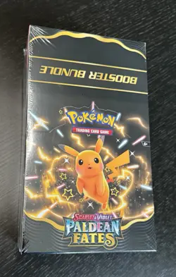 Pokemon TCG Paldean Fates (SV4.5) BOOSTER BUNDLE DISPLAY BOX Sealed 10 Bundles - Image 1