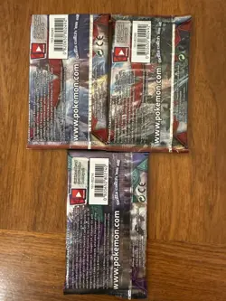 Pokemon Sun & Moon Booster Pack Lot (3) Crimson Invasion Guardians Rising Sealed - Image 2