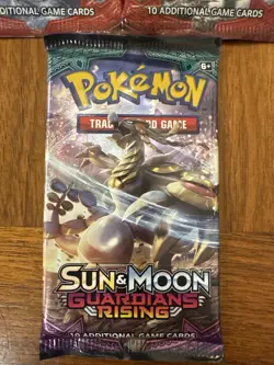 Pokemon Sun & Moon Booster Pack Lot (3) Crimson Invasion Guardians Rising Sealed - Image 5