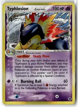 Typhlosion ⭐ 12/101 Holo Rare Dragon Frontiers 2006 Pokemon LP - Image 1