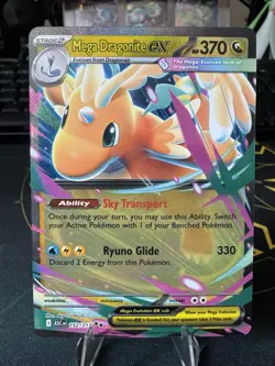 Mega Dragonite EX Ascended Heroes 152/217 HOLO Near Mint Pokemon TCG (NM) - Image 1