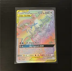 Pokemon Moltres & Zapdos & Articuno GX 69/68 Hidden Fates Secret Rare Holo - Image 1